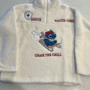 Stitch Winter Vibes Fleece Pullover Small